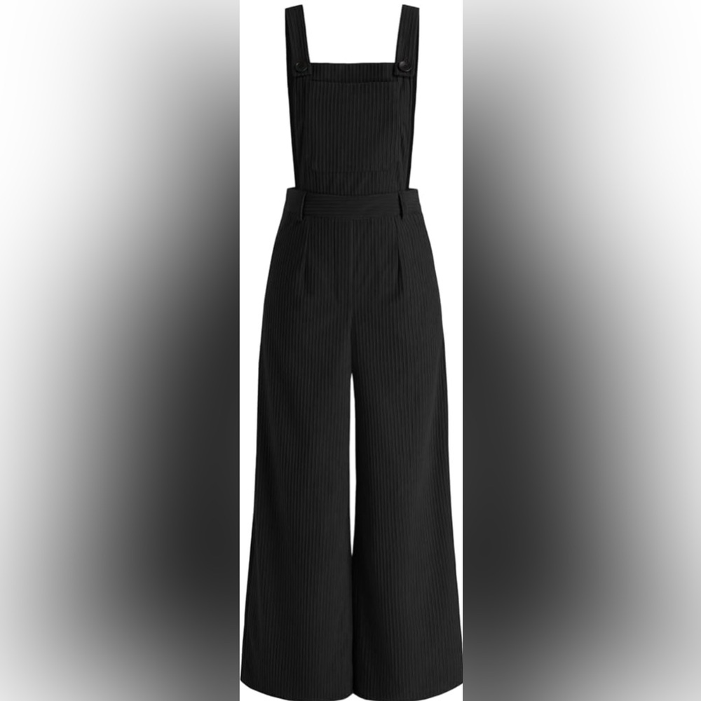 Cider Black Corduroy Overalls
